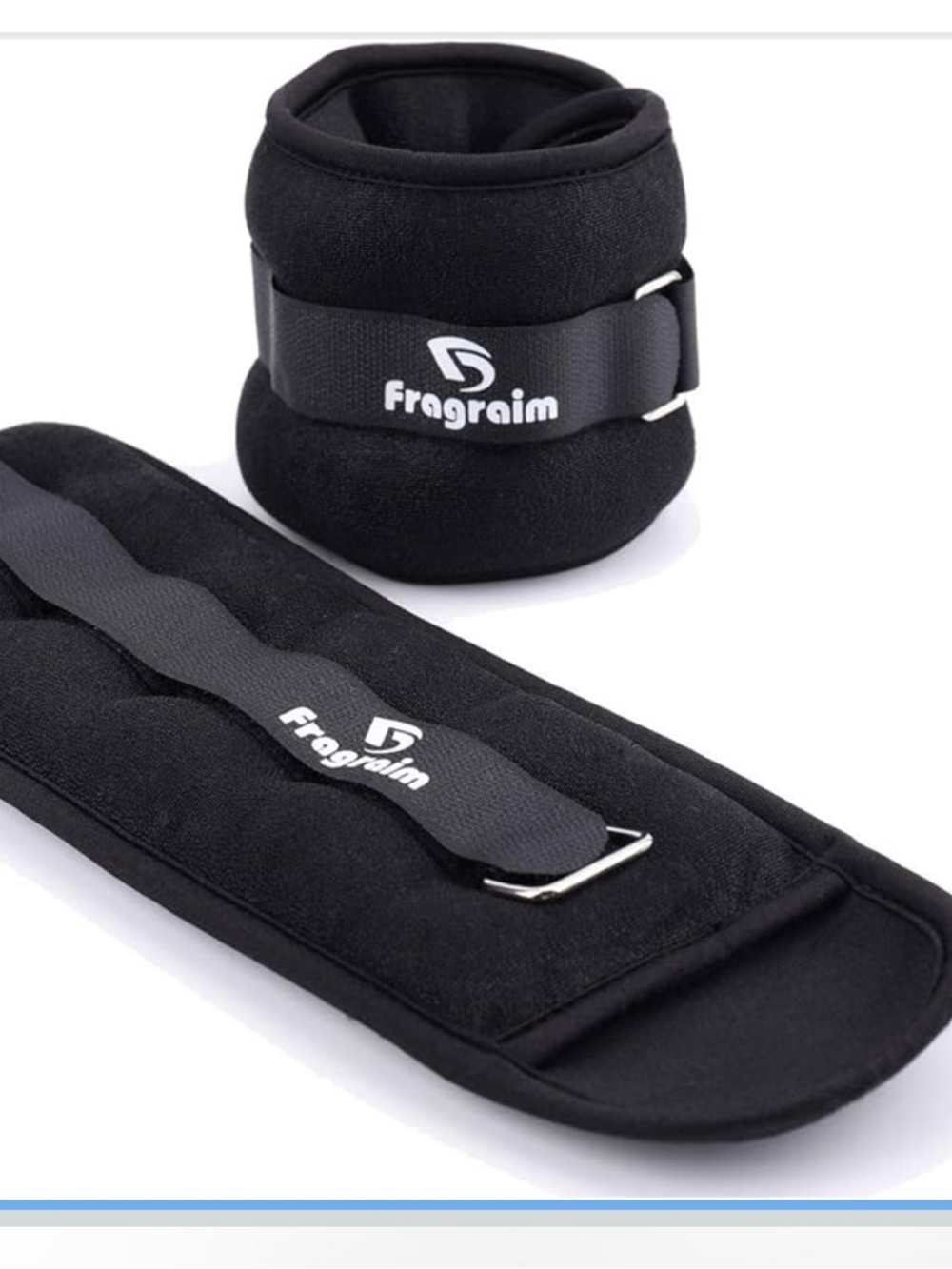 Ankle Weights, One Pair 2 pds Wrist Leg Arm Weights Comfortable and Soft
